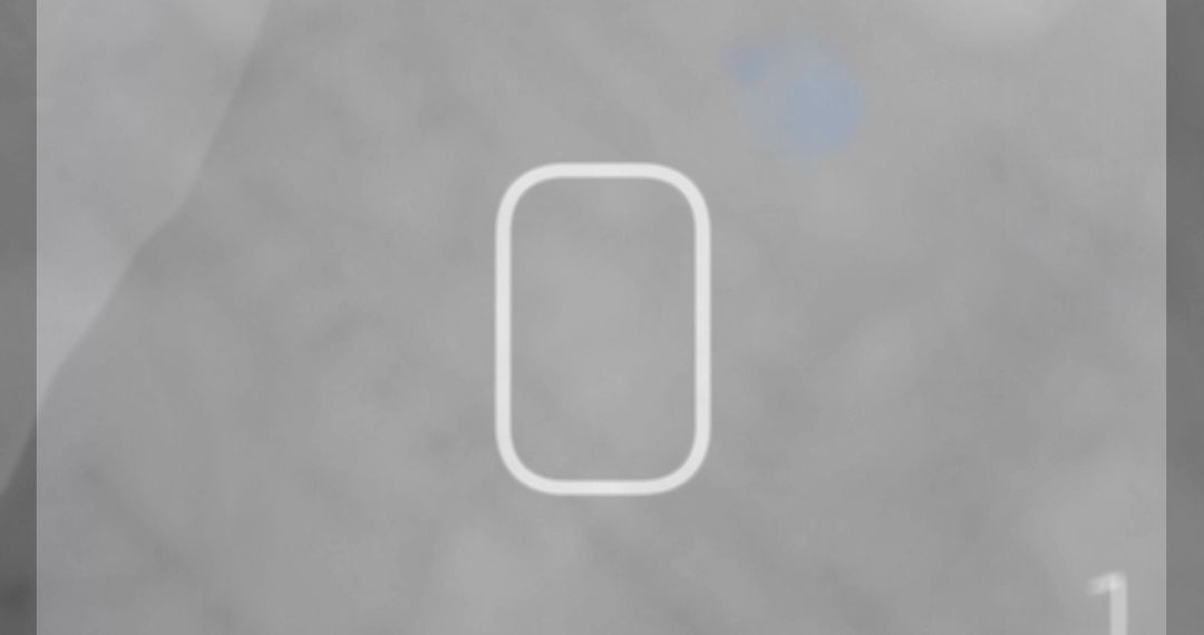 Countdown animation on gray background