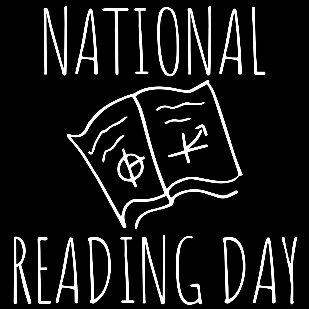 National Reading Day Celebration with Open Book Icon - Download Free Stock Templates Pikwizard.com