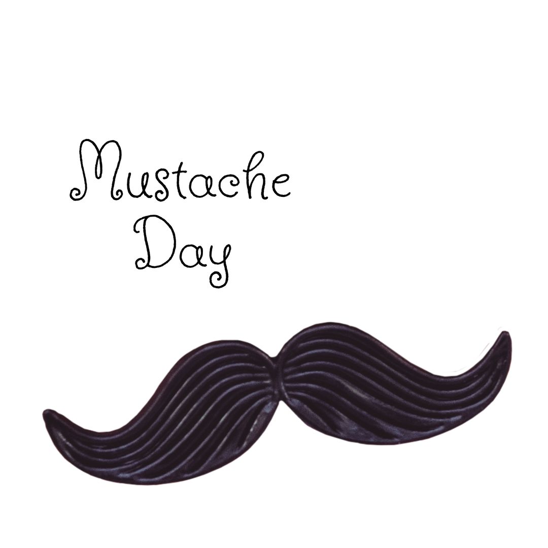 Mustache Day Celebration with Playful Mustache Graphic - Download Free Stock Templates Pikwizard.com