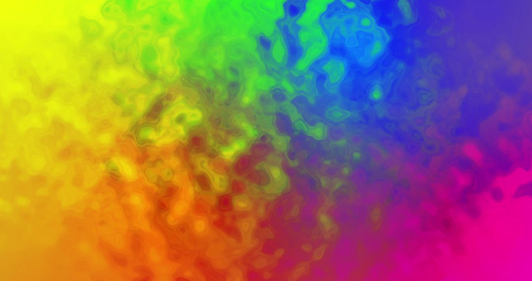 Vibrant Abstract Rainbow Waves in Motion