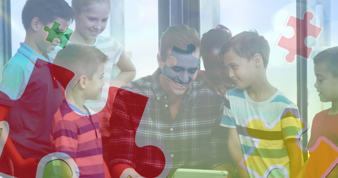 Teacher Supporting Diverse Group of Children in Inclusive Learning Environment