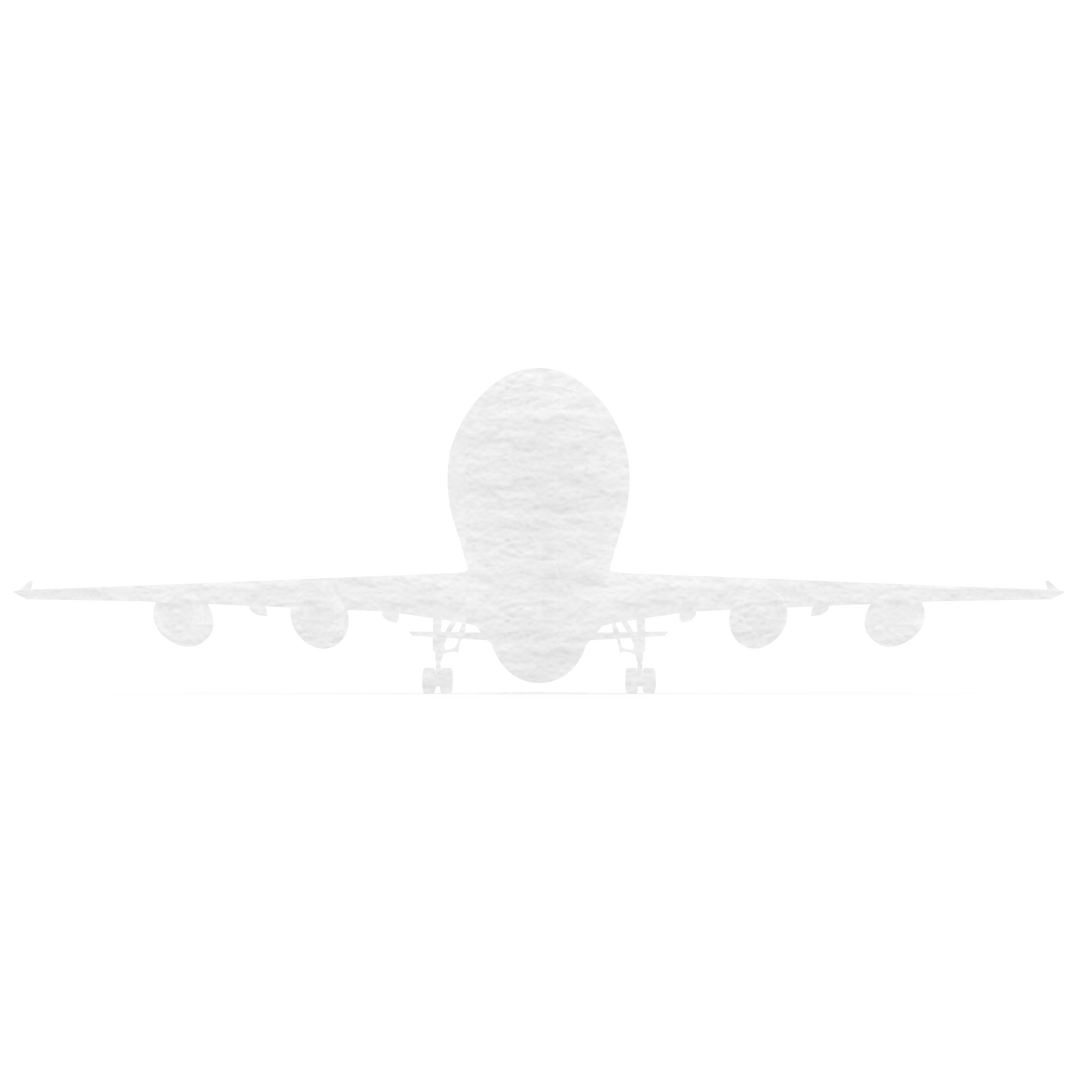 White Plane Silhouette on Transparent Background for Travel Projects - Download Free Stock Images Pikwizard.com