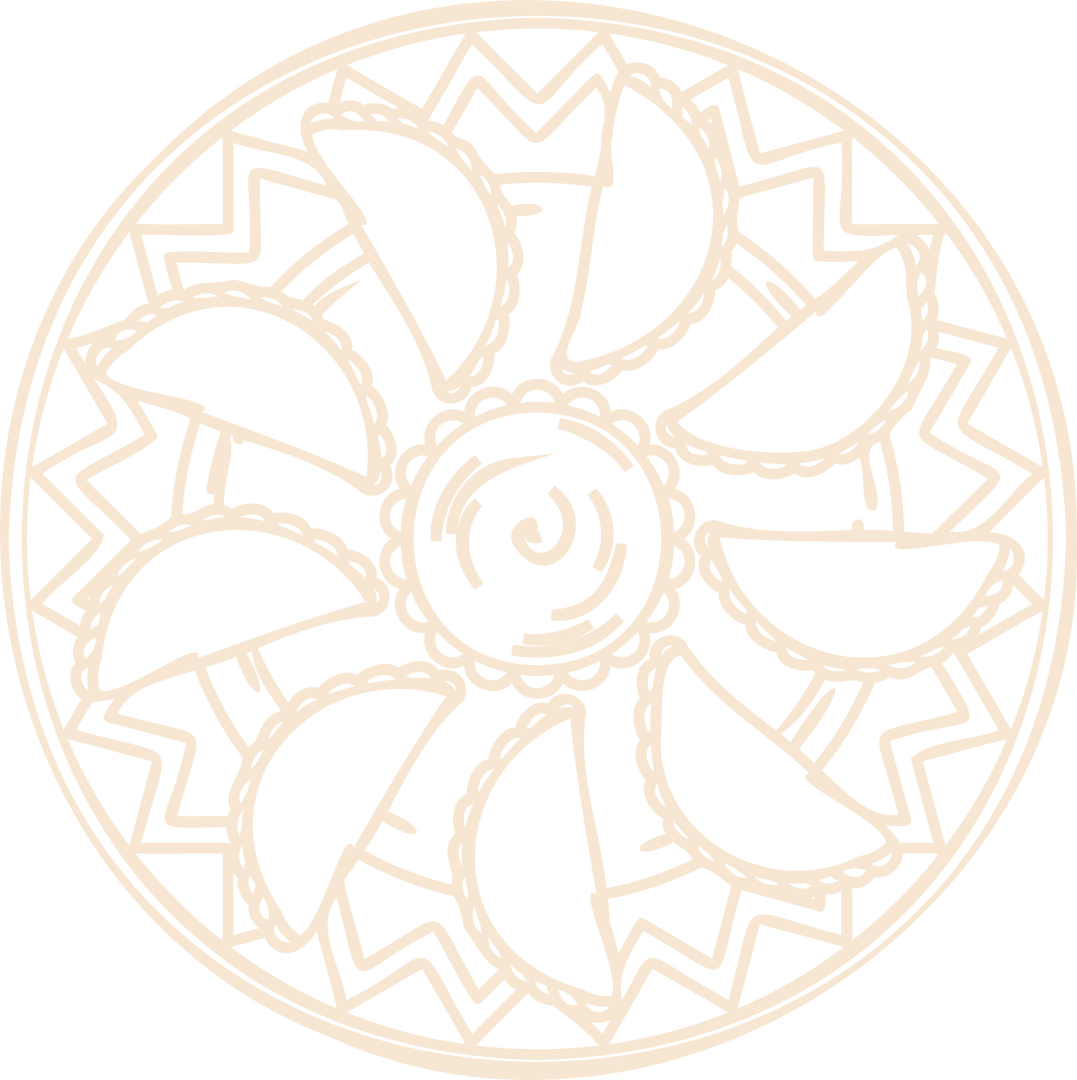 abstract radial motif with symmetrical elements on transparent canvas - Download Free Stock Images Pikwizard.com