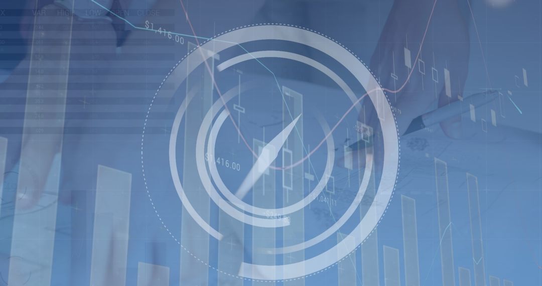 Digital Finance Analysis with Overlay Charting Interface