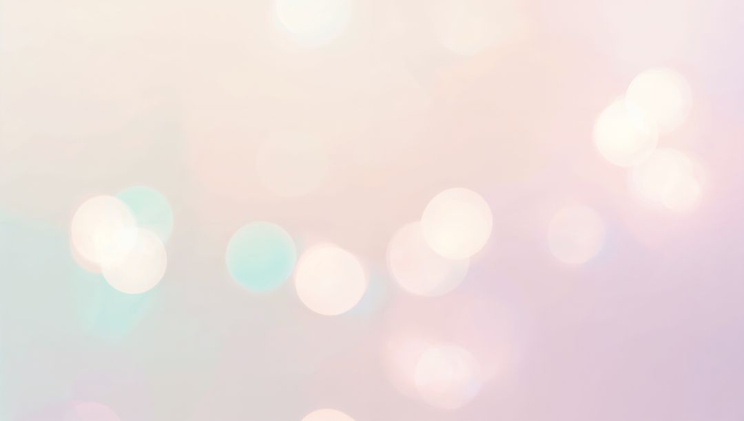 Pastel Bokeh Lights Creating Dreamy Abstract Background