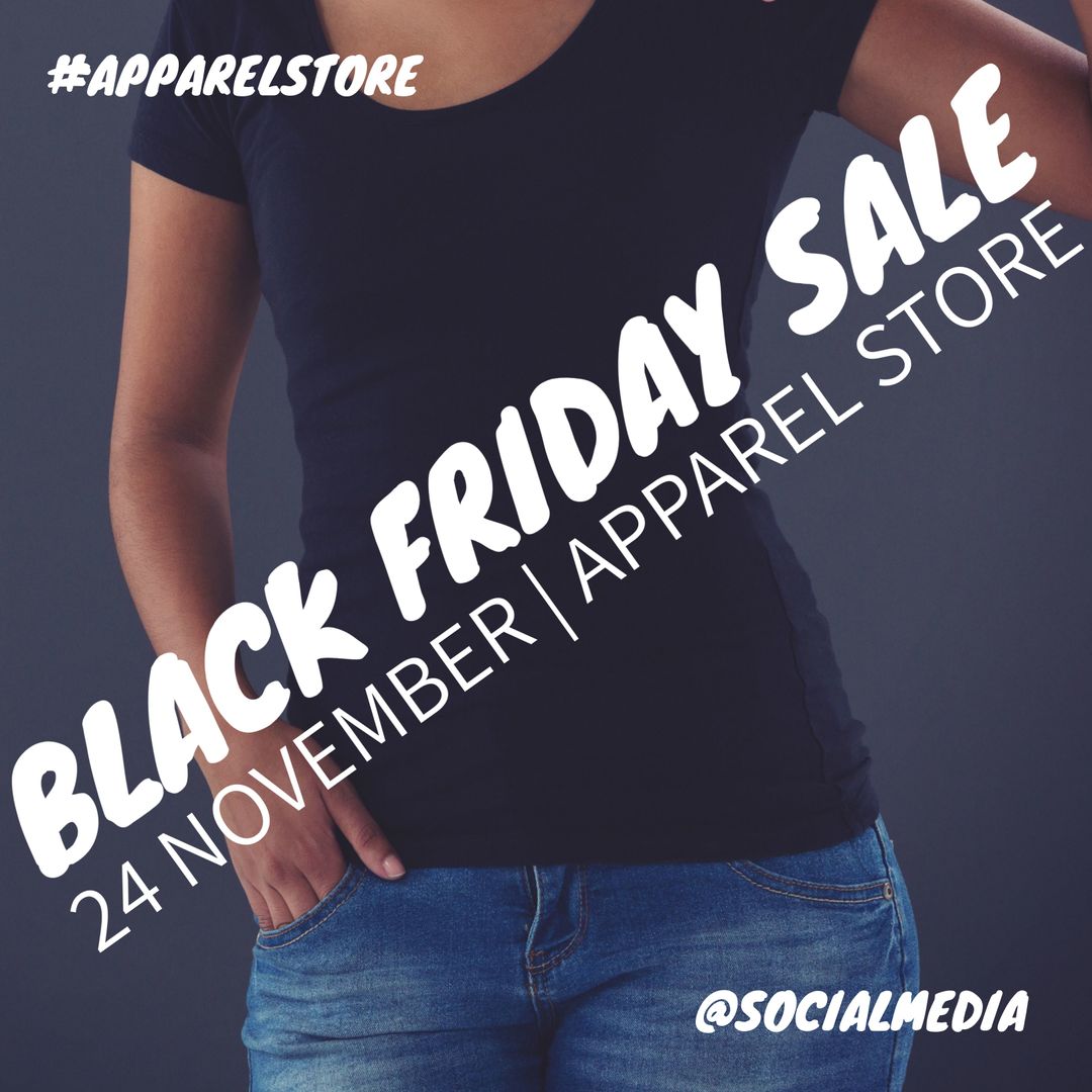 Black Friday Sale Awareness with Minimalist Vibe