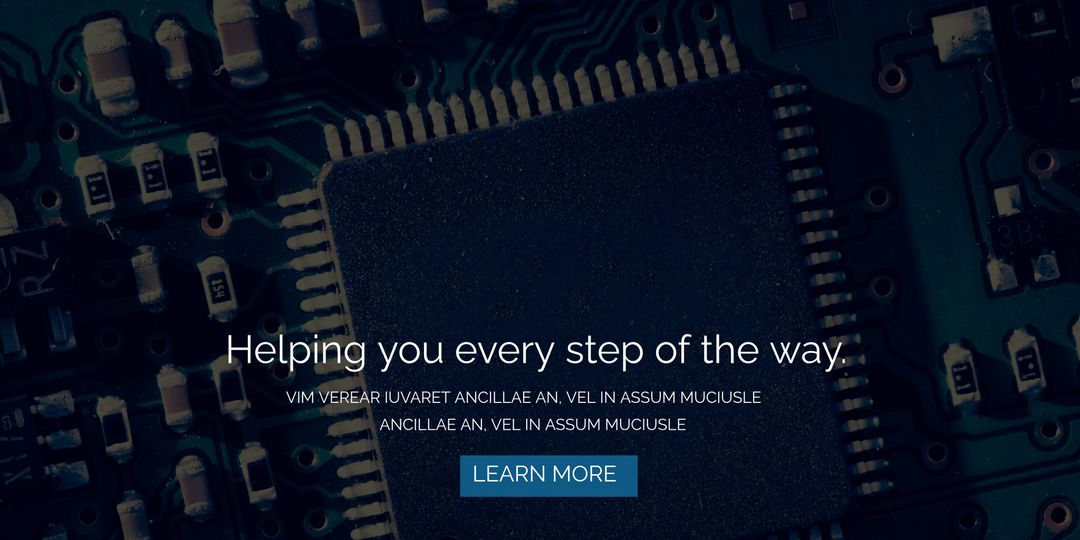 Close-up of circuit board illustrating technological innovation