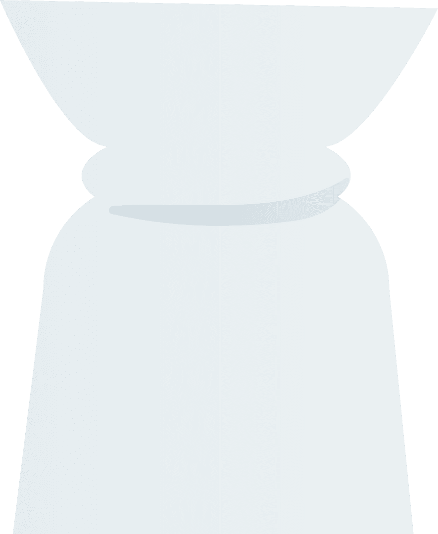 Transparent Hourglass Vessel Sculpture Minimalist Design