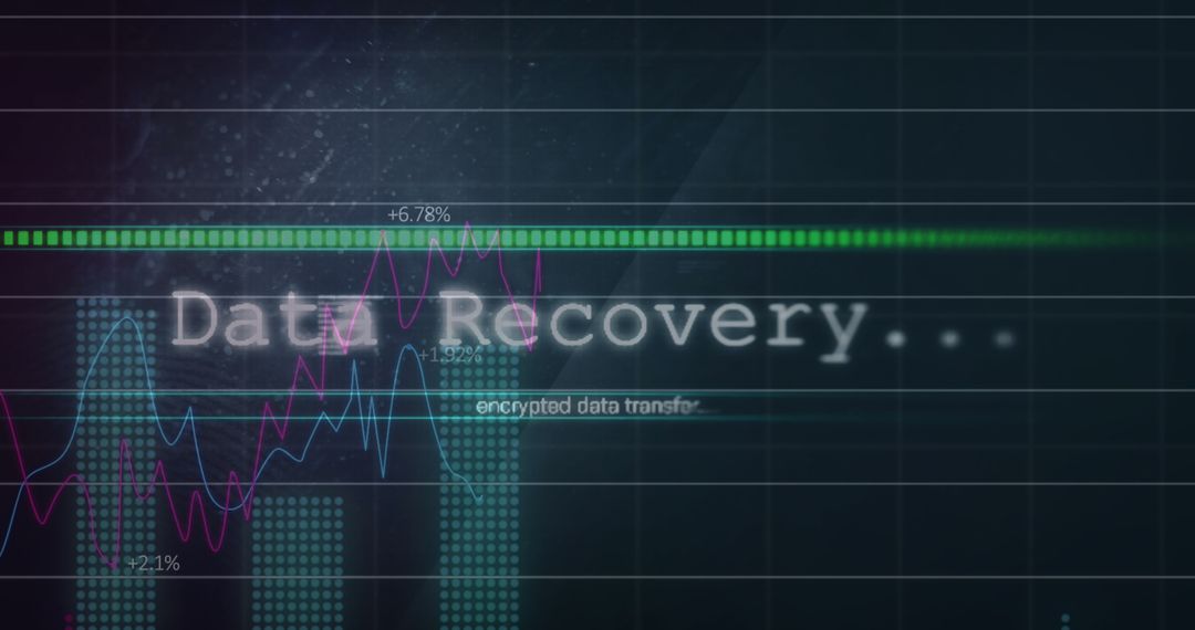Data Recovery Progress Display on Digital Interface