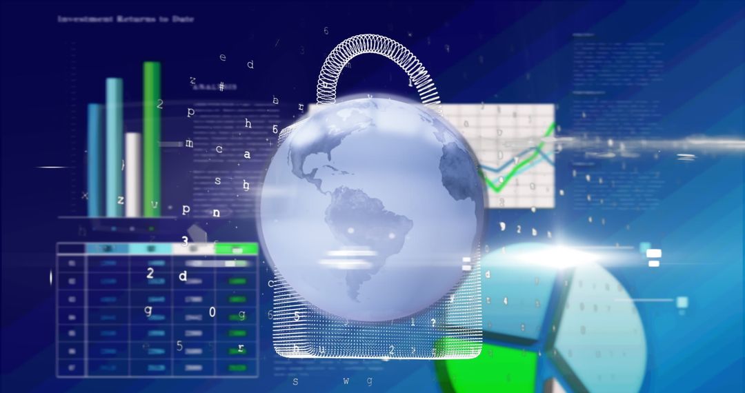 Digital Analytics and Global Connectivity Concept