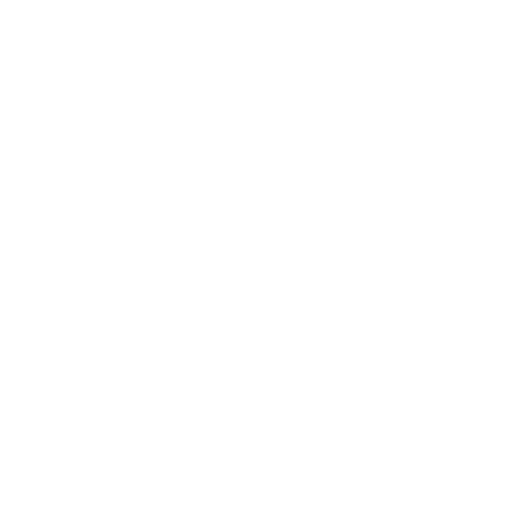 White shapes on transparent background seamless pattern