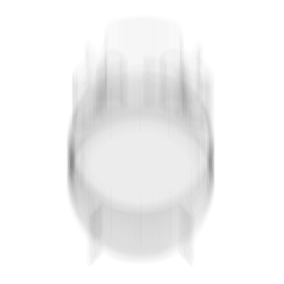 Transparent Blurred Alarm Clock Concept on White Background