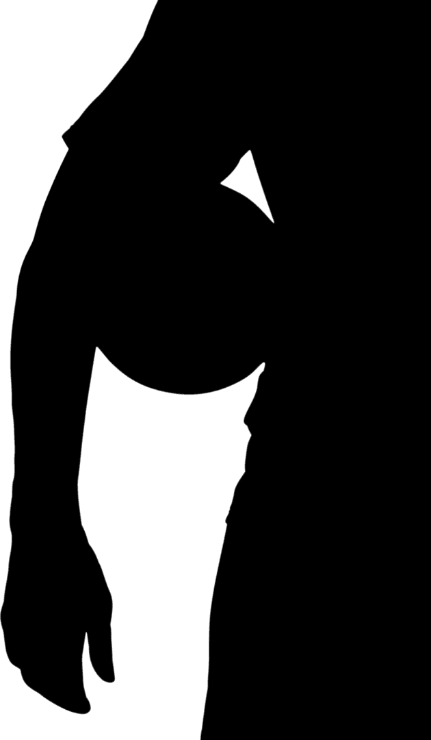 Silhouette of Man Holding Soccer Ball on Transparent Background