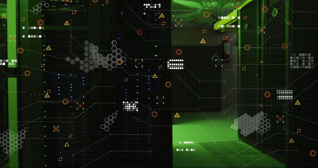 Advanced Data Processing in Modern Server Room Facility