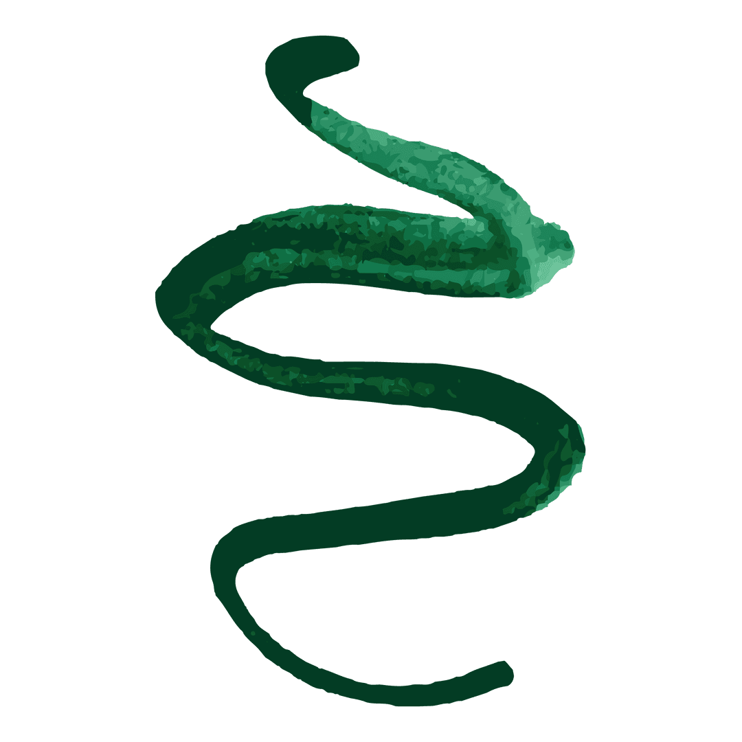 Abstract Green Spiral Transparency Vector Illistration