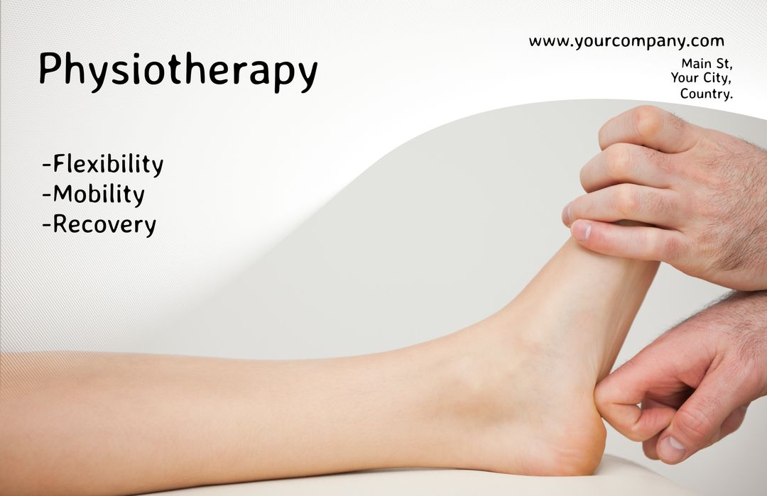 Close-Up of Ankle Physiotherapy Highlighting Recovery Techniques