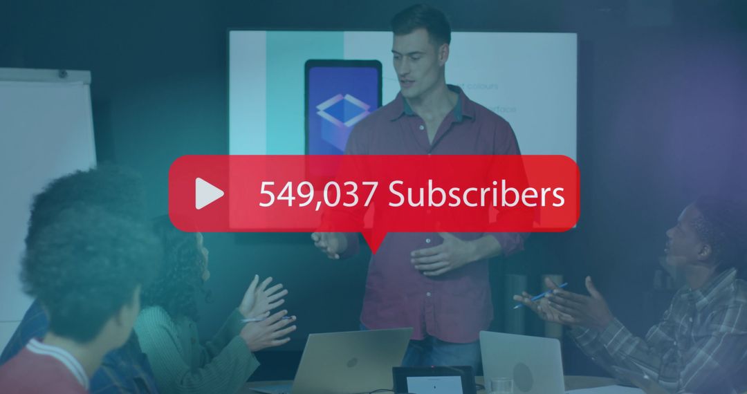 Team Collaboration on App Development in Modern Office Setting