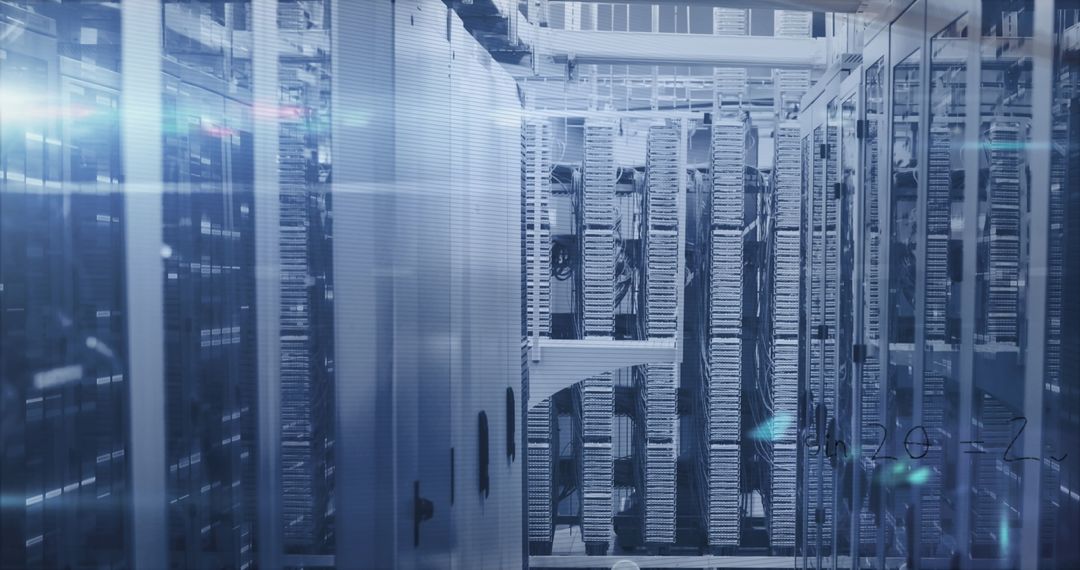 Data Processing System in Futuristic Server Room