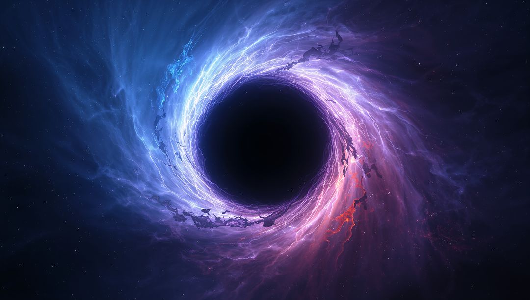 Swirling Colorful Plasma Around Mystical Black Hole