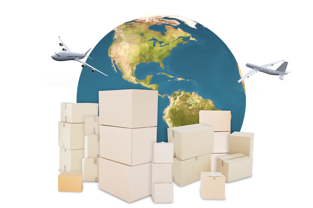 Transparent Illustration of Global Shipping and Delivery Concept - Download Free Stock Images Pikwizard.com