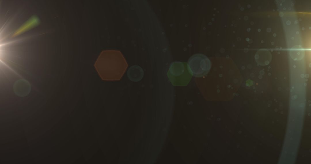 Dynamic Green Light Streak Across Dark Minimalist Background