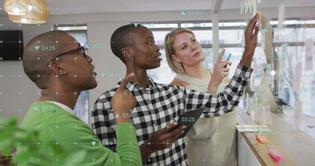 Diverse Coworkers Collaborating on Innovative Business Solutions