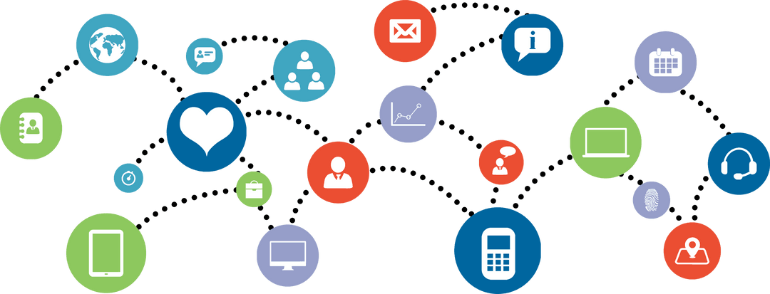 Transparent Digital Icons of Communication and Connection - Download Free Stock Images Pikwizard.com