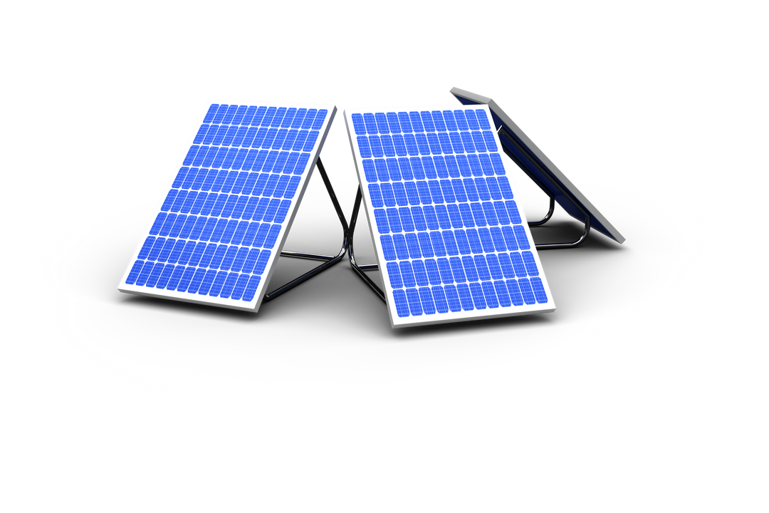 Isolated Digital PNG Illustration of Photovoltaic Panels on Transparent Background - Download Free Stock Images Pikwizard.com