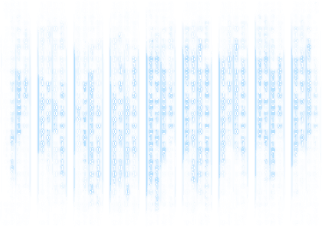 Transparent Digital Binary Code on Vertical Blue Bars - Download Free Stock Images Pikwizard.com