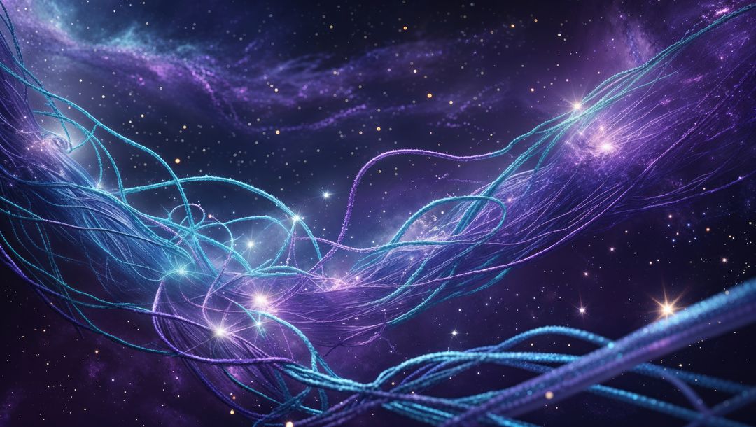 Luminescent Cosmic Filaments In Nebula