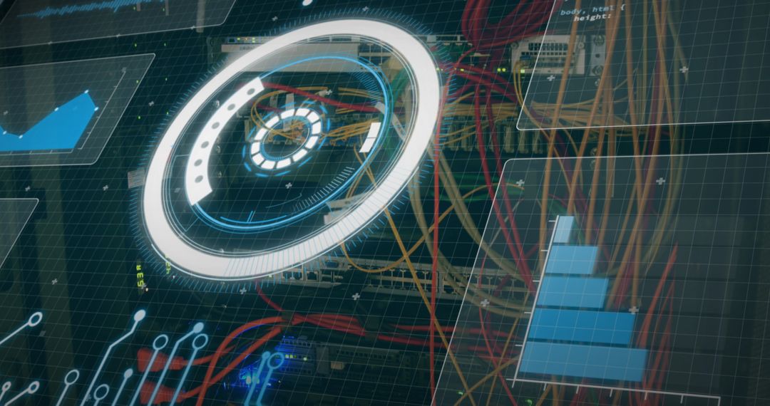 Digital Interface Hologram Overlaying Network Server