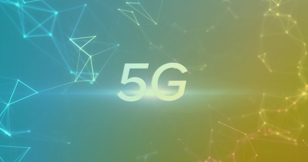 5G Network Connections and Digital Technology Concept