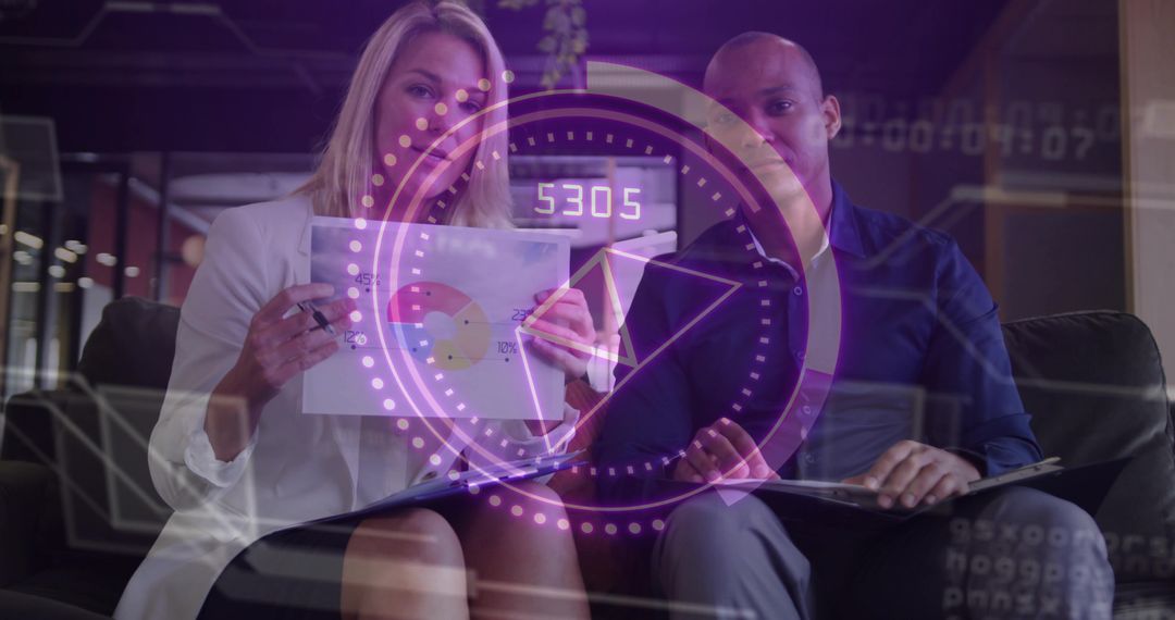 Collaborating on Interactive Data Visualization with Holographic Overlay in Office Lounge