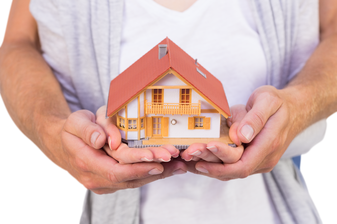 Couple Holding Transparent Model House Together, Symbol of Homeownership - Download Free Stock Images Pikwizard.com