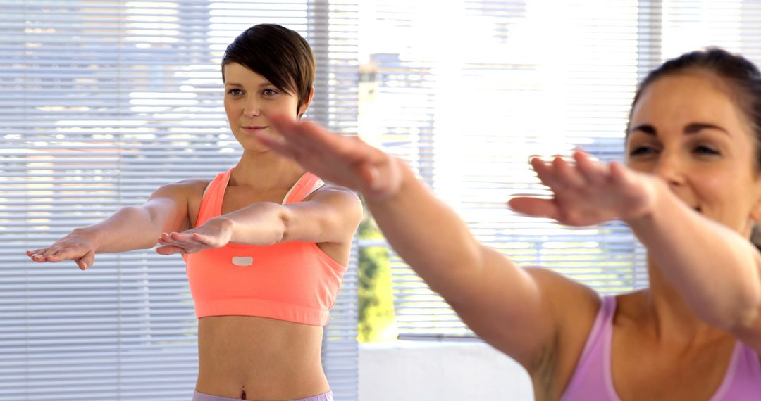 Women Exercising Indoors in a Fitness Class - Free Images, Stock Photos and Pictures on Pikwizard.com