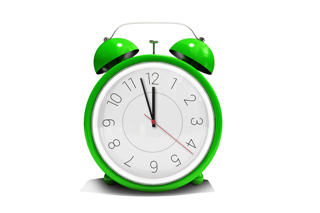 Alarm Clock Illustration on Transparent Background for Time and Work Concepts - Download Free Stock Images Pikwizard.com