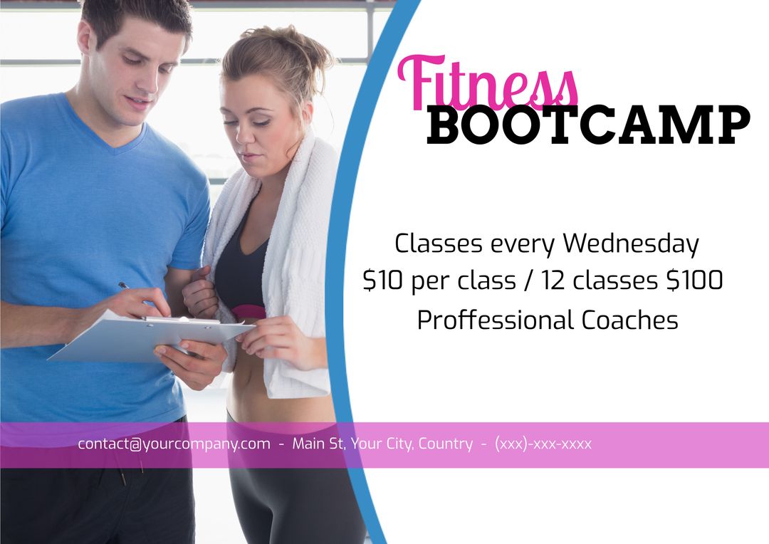 Energetic Fitness Bootcamp Promotion