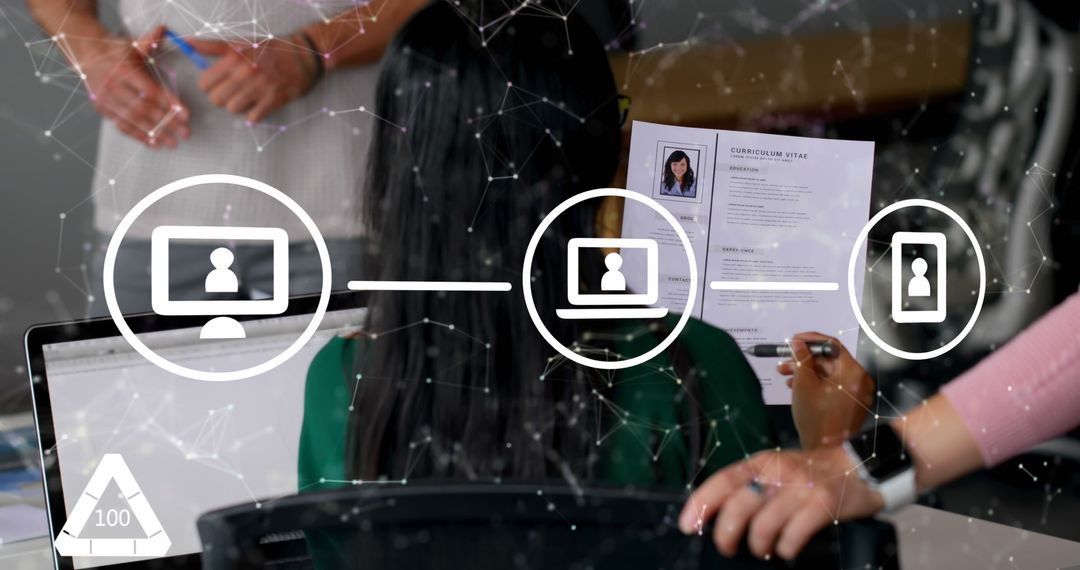 Digital Networking in Professional Review Meeting