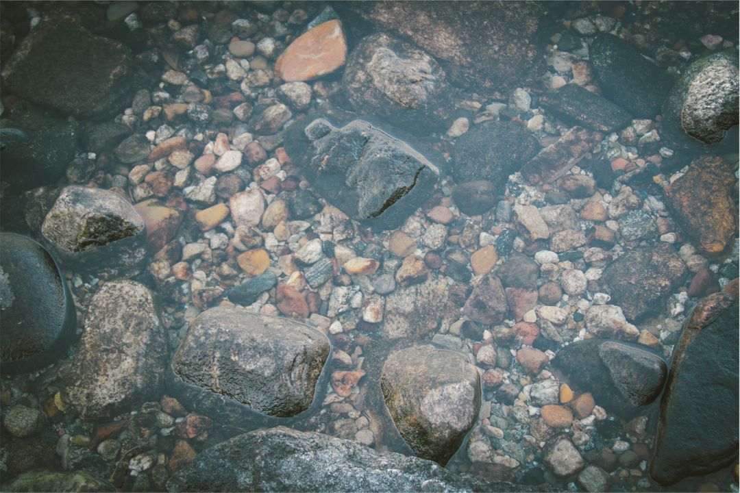 Clear, Shallow Water with Smooth Pebbles and Rocks - Free Images, Stock Photos and Pictures on Pikwizard.com