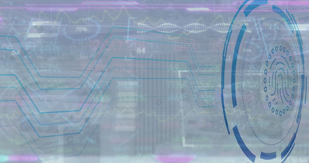 Cyber Security Interface with Holographic Fingerprint