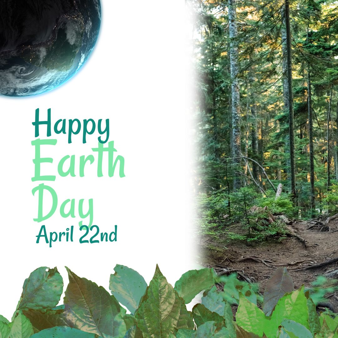 Earth Day Celebration Nature Activation Message