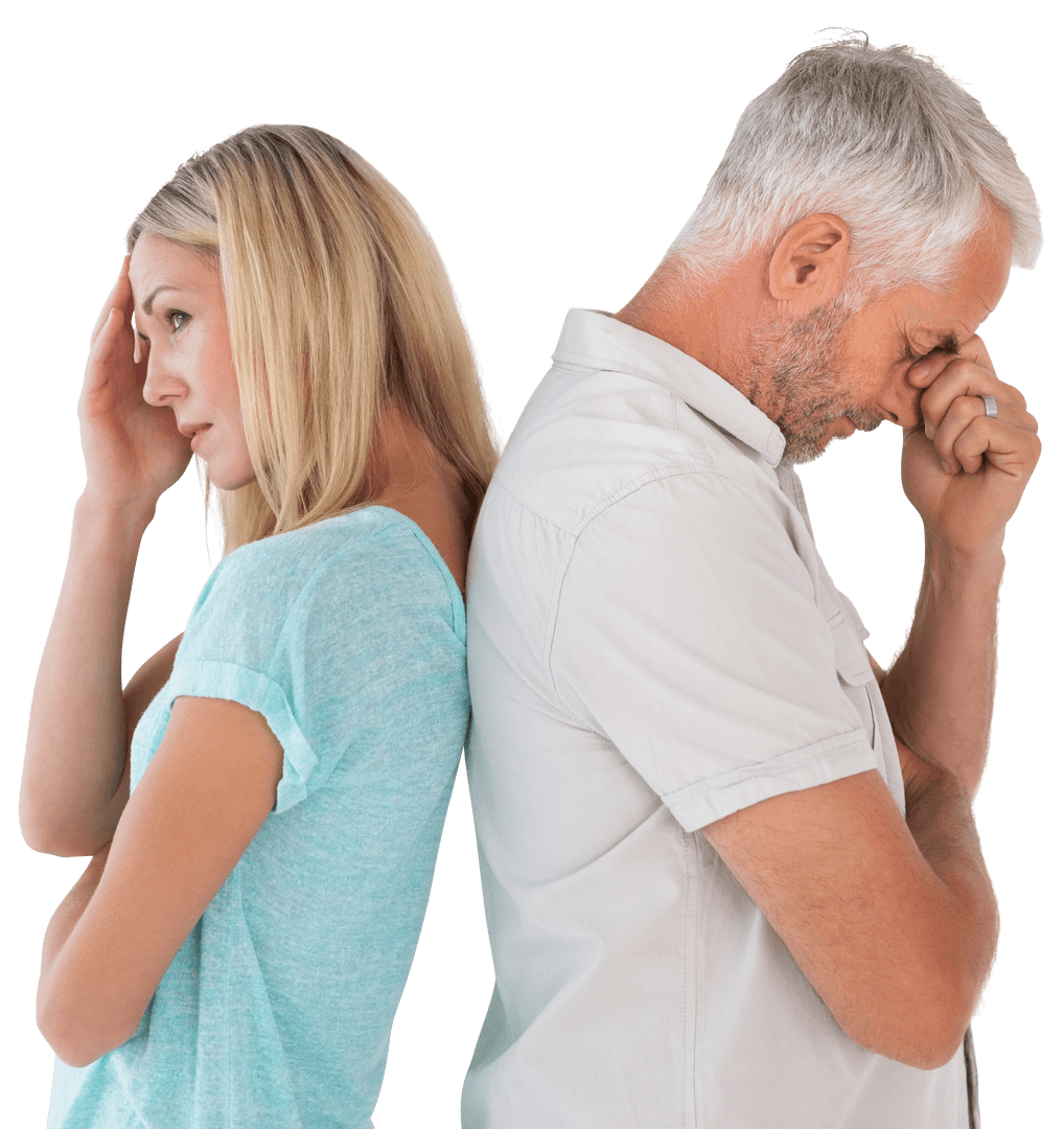 Transparent Displeased Couple Problem Solving Concept - Download Free Stock Images Pikwizard.com