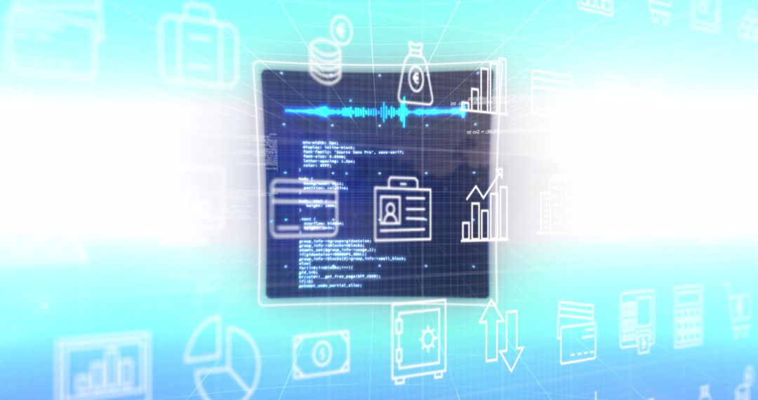 Data Processing with Futuristic Interface