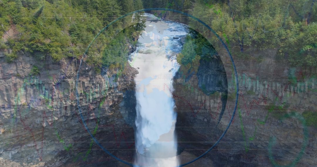 Waterfall Merged with Financial Overlay Emphasizes Economic and Environmental Nexus