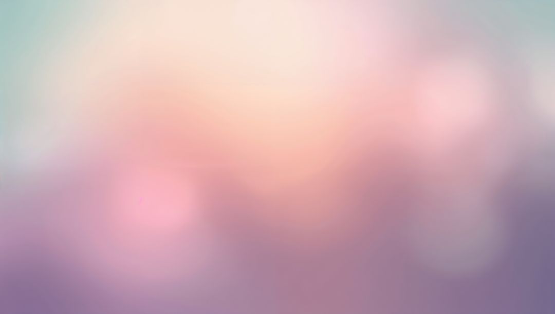 Ethereal pastel gradient blending teal, peach, pink and lavender for dreamy abstract backgrounds