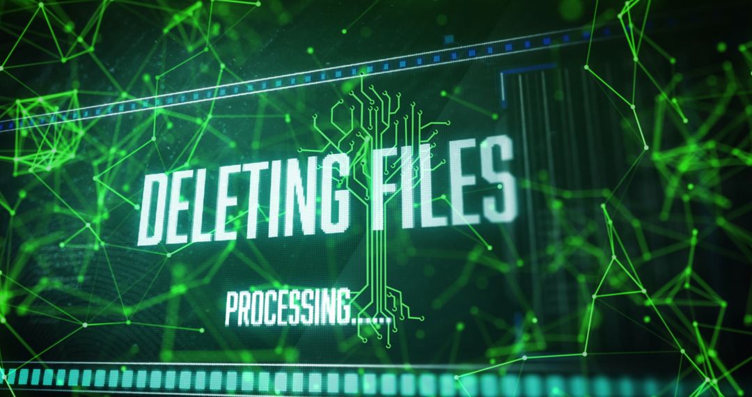 Digital Circuit Interface with File Deletion Process