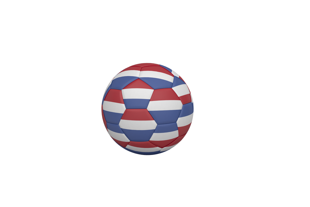 Red, White, Blue Transparent Background Soccer Ball Design - Download Free Stock Images Pikwizard.com