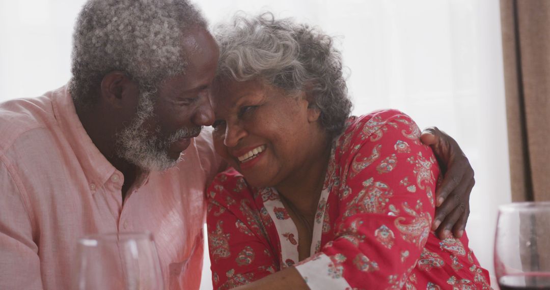 Smiling Elderly Couple Feeling Love and Connection - Free Images, Stock Photos and Pictures on Pikwizard.com