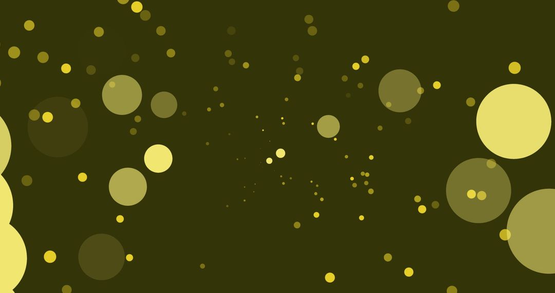 Abstract Green Spotted Digital Background with Globe Motif