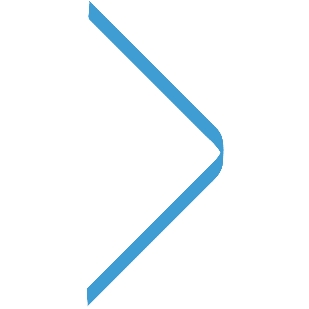 Blue Arrow Icon on Transparent Background for Direction